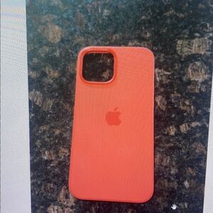 Apple Vibrant Orange iPhone Case